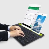 Cumpara ieftin Tastatura Wireless Bluetooth Q812, Compatibila Tableta, Telefon, iOS, Android, Windows, Negru
