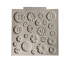 Forma Silicon Fondant Nasturi Gri 10cm, Matrita Prajituri 3D Silicon, Decoratiuni Tort, Accesorii Bucatarie