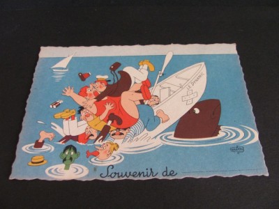 Carte Poștală Umoristică Franța 1957 &amp;ndash; Ilustrație A. Dubout foto