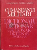 Cumpara ieftin Comandanti militari. Dictionar - Constantin Cazanisteanu (S147)
