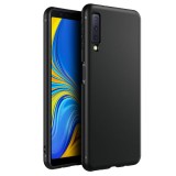 Cumpara ieftin Husa Samsung Galaxy A7 2018 MyStyle Perfect Fit Neagra - Carcasa Protectie Silicon, Rezistenta la Socuri, Praf si Zgarieturi