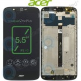 Acer Liquid Zest Plus (Z628) Capacul frontal al modulului de afișare+lcd+digitizer albastru 6M.HVNHC.001