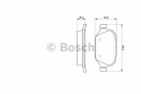 Set placute frana,frana disc FIAT LINEA (323) (2007 - 2016) BOSCH 0 986 424 553