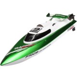 Cumpara ieftin Barca cu telecomanda iUni FT009 Top Speed Racing Flipped Boat, Verde