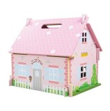 Cumpara ieftin Casuta din lemn pentru papusi - Flowers