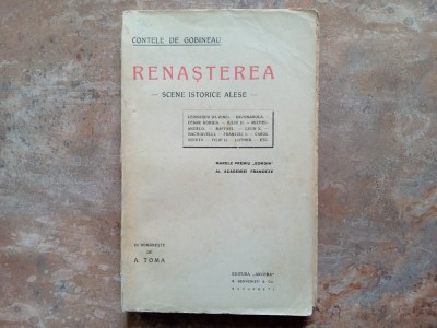 RENASTEREA - SCENE ISTORICE ALESE de CONTELE DE GOBINEAU foto