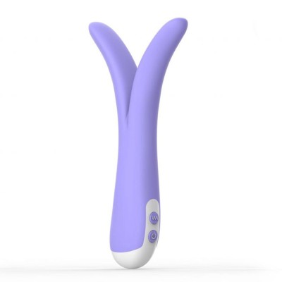 Vibrator Aries doua capete, Violet foto