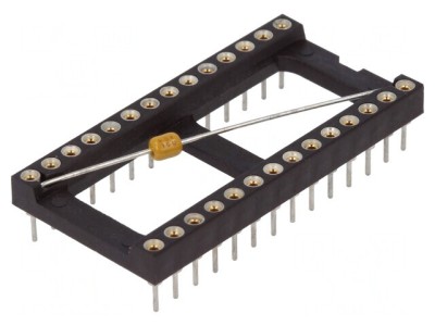 Soclu DIP28 pentru Circuite Integrate 2,54mm THT foto