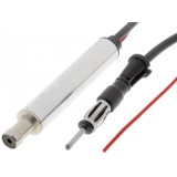 Amplificator antena DIN mufa ISO soclu AM FM