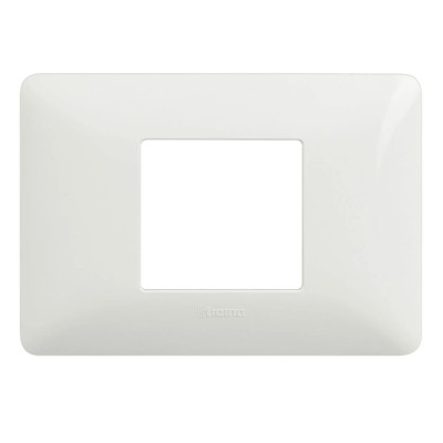 Rama Bticino Matix SAM4819BBNE, 2 module, alb, pentru priza / intrerupator foto