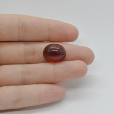 Cabochon granat hessonit 16x13x7mm c143