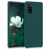 Husa pentru Samsung Galaxy A41, Silicon, Verde, 52301.184, Carcasa