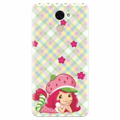 Husa silicon pentru Huawei Y7 Prime 2017, Strawberry Girl foto