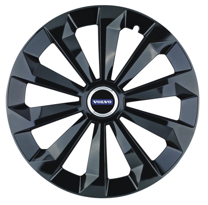 Set 4 capace roti Fame negru R14 pentru gama auto Volvo
