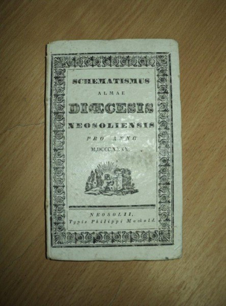SCHEMATISMUS ALMAE DIOECENSIS NEOOLIENSIS 1840