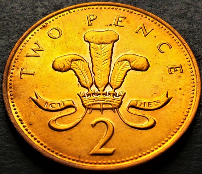Moneda 2 (TWO) PENCE - MAREA BRITANIE / ANGLIA, anul 2001 * cod 2271 B = UNC