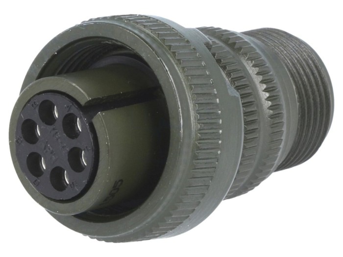 Conector circular 14S 6 pini, 13A