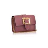 Cumpara ieftin Poseta Piele Naturala Blush Faidra, 14x20x6 cm, Accesorii Dama, Geanta de Umar, Lucrata Manual, Made in Greece