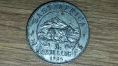 Africa de Est - moneda istorica argint - 1 shilling 1924 - George V - stare buna