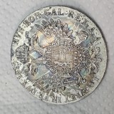 1 TALER 1815 A , argint 27,93 grame , LUCIU , patina ... urma de montura