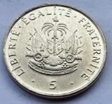 381. Moneda Haiti 5 Centimes 1997
