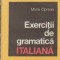 Exercitii de gramatica italiana
