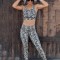 H700-211 Set 2 piese compleu sport cu model leopard