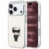 Husa MagSafe pentru Apple iPhone 18 Pro Max / 17 Pro Max, Karl Lagerfeld, IML Ikonik Sketch Print, Bej