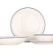 Bonna Set de vesela (Large) - Linea Blue - 24 bucăți - 6 persoane - Porţelan