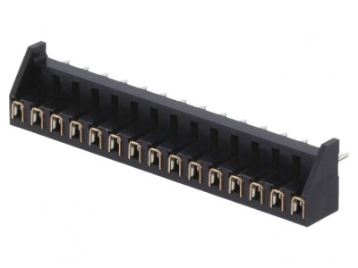 Conector PCB-PCB Mamă 15 PIN 2.54mm THT Soclu foto