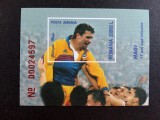 Coliță Filatelică Gheorghe Hagi &ndash; &bdquo;17 Ani sub Tricolor&rdquo; / Poșta Rom&acirc;nă (2001) - A583