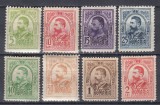 ROMANIA 1908 LP 66 REGELE CAROL I GRAVATE - UZUALE GUMA ORIGINALA SERIE SARNIERA