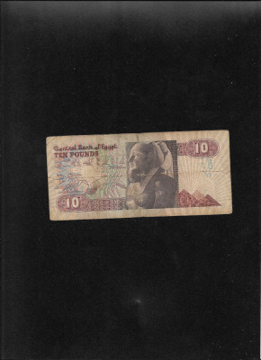 Egipt 10 pounds 1978(2000) graffiti foto