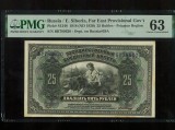 Rusia Est Siberia 25 ruble 1918 Ps248 UNC