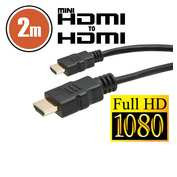 Cablu mini HDMI &amp;bull; 2 mcu conectoare placate cu aur ManiaMall Cars foto