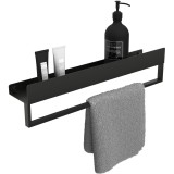Raft pentru baie SF01 60cm black matt