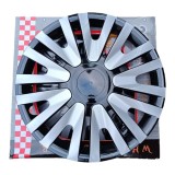 Capace Roti Spitate 14 inch Universale Negru/Gri Lucios ABS Rezistent Impact