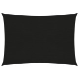 Panza Parasolar Dreptunghiulara Gossi, 3x4.5m, HDPE 160 g/m&sup2;, Negru, Protectie UV, Copertina Gradina Terasa