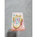 Jucarie Interactiva, Flippy, Telefon Inteligent, Model Albinuta, Functii Educative, Muzicale si Voce, 4-6 ani, 19 x 11.5 cm, din Plastic, Galben
