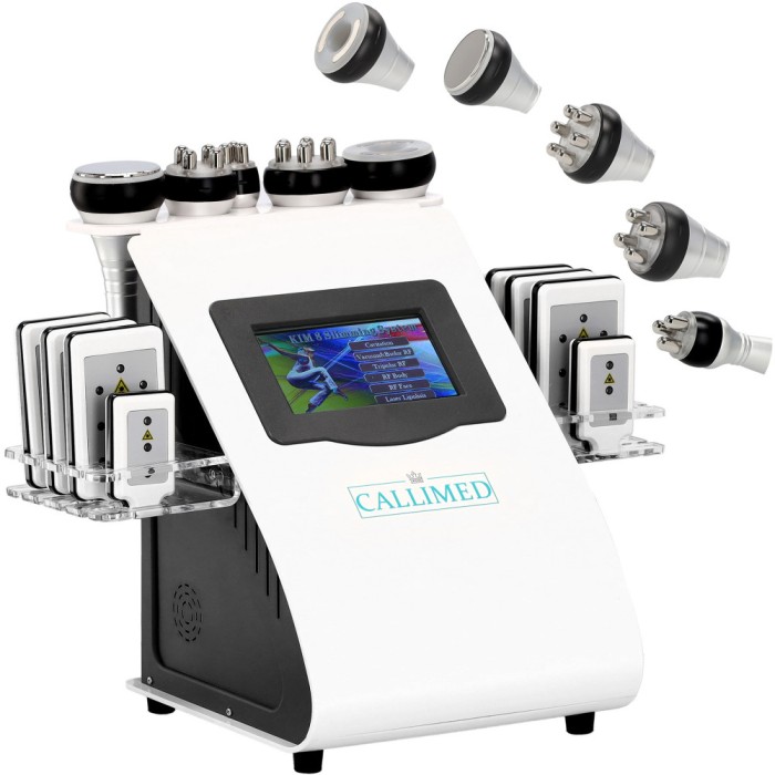 Dispozitiv pentru subțierea, slăbirea și modelarea siluetei liposucție drenaj radiofrecvență cavitare RF laser rece lipolaser Led 6w1