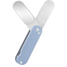 Pila multifunctionala pentru calcaie 3 in 1 Wenxintek, 135 x 36 mm, otel inoxidabil, plastic, argintiu, gri