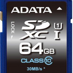 Card de memorie A-DATA SDXC Premier UHS-I U1 64GB (Clasa 10)