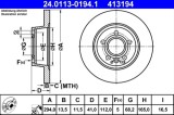 Disc frana ATE 24.0113-0194.1