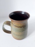 Cumpara ieftin Cana mare / vaza ceramica gresie studio art, semnata, 14cm inaltime