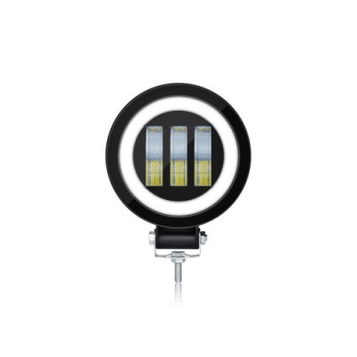 Proiector LED cu Angel Eyes DRL lumina alba 30W Cod: ZC-4RO Automotive TrustedCars foto