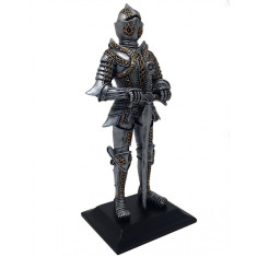 Statueta Cavaler Medieval cu Sabie 24 cm