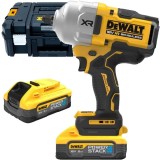 DeWalt DCF961H2T - Masina de insurubat cu impact cu 2 acumulatori Li-Ion 18 V 5 Ah patrat 1/2 inch 1626 Nm - valiza speciala