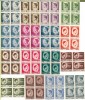 Uzuale - Mihai I, hartie alba, 1945-1947 - blocuri de 4, NEOBLITERATE, Regi, Nestampilat