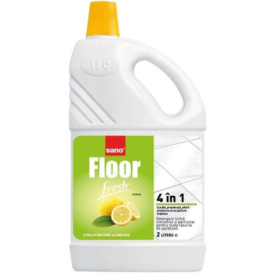 Detergent pentru pardoseli Sano Floor Fresh Lemon, 2l foto