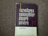 Dezvoltarea conceptiilor despre univers I.G.Perel RF22/3, 1964